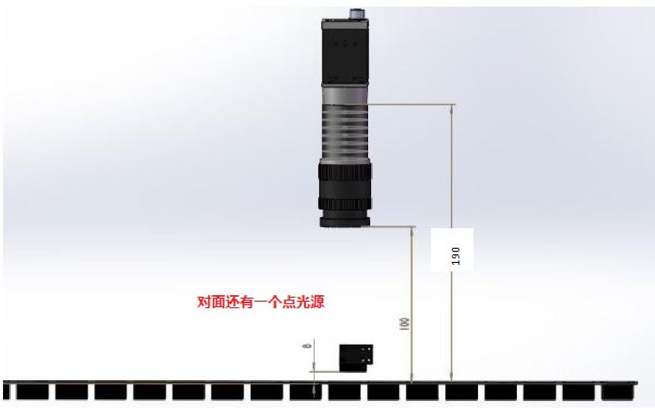 LED缺陷檢測產(chǎn)品安裝示意圖編帶相機